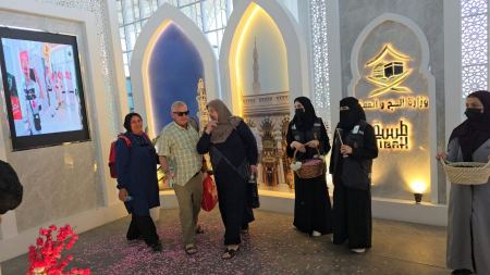 صور من استقبال الحجاج من الطيبة، كفر قاسم، باقة الغربية، طمرة، ومنطقة الناصرة.